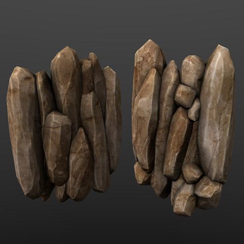 Low Poly Rock Formation #2 preview image